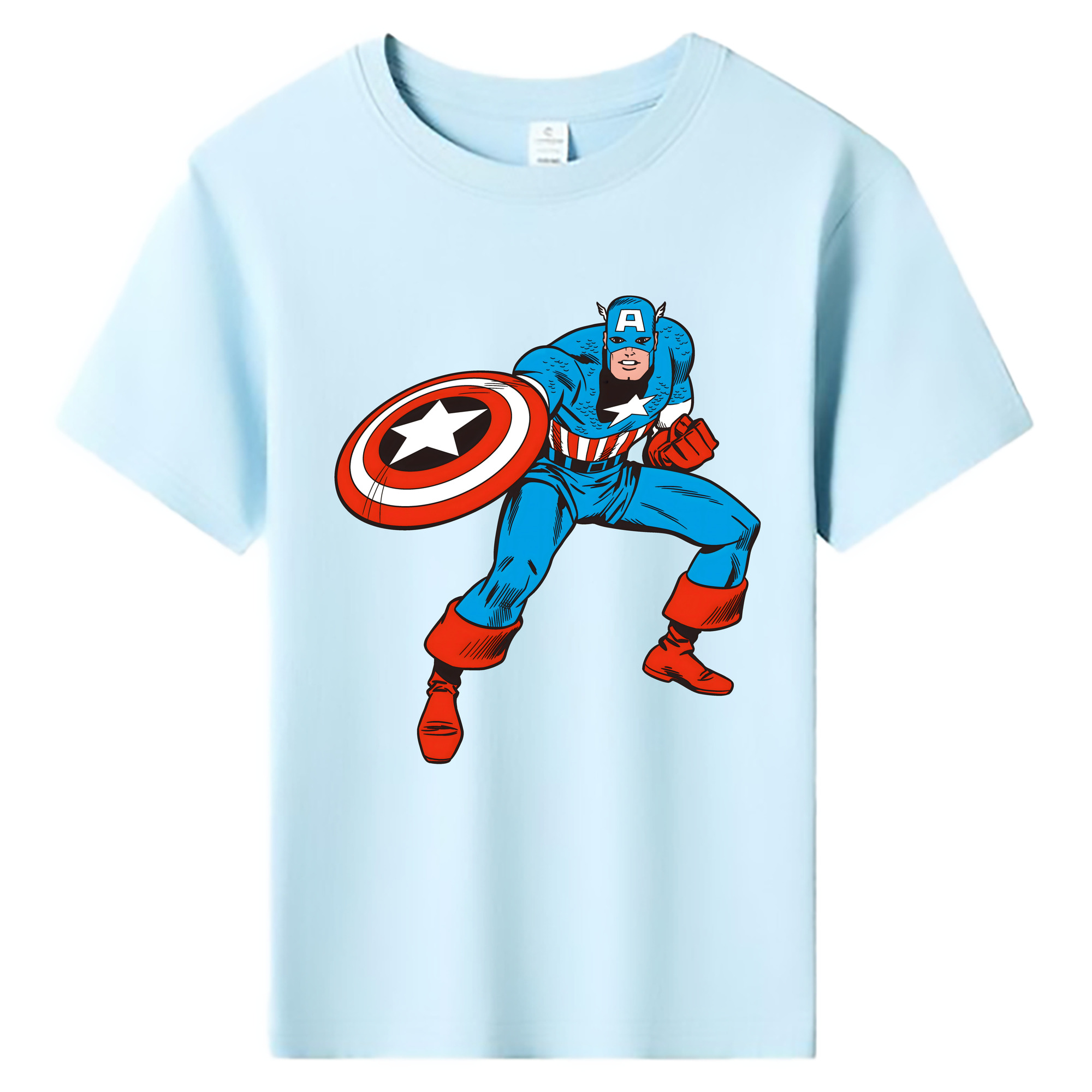 （画像用） アベンジャーズ The Avengers 綿100％キッズTシャツ（フロントプリント）
